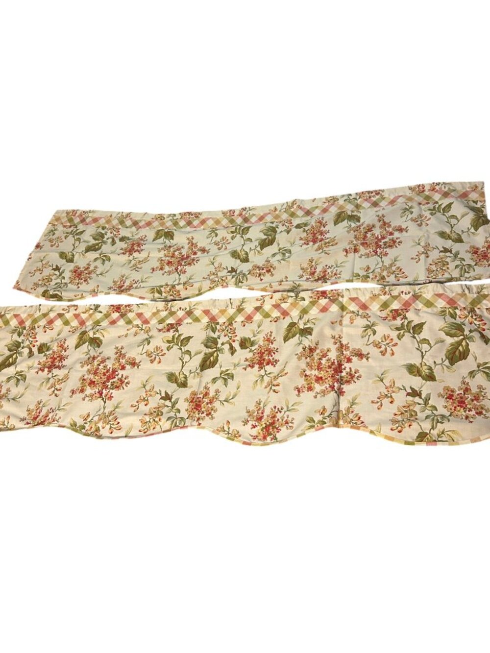 Better Homes And Gardens Floral Window Valances Set Of 2 Scalloped Cottagecore